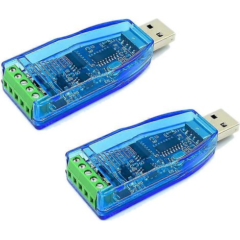 Convertisseur Usb vers Rs485, 2 pièces, Module d'isolation, mise à niveau des téléviseurs industriels, Protection Esd, carte de connecteur Standard Rs-485 Ch340e (1/5)