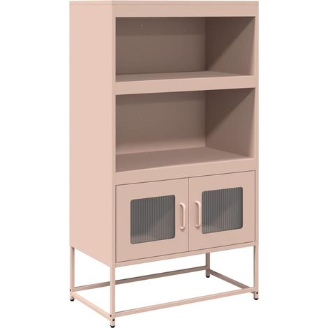 Maison Exclusive - Credenza Rosa 68x39x123 cm in Acciaio (1/5)