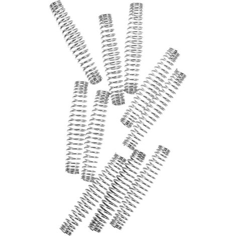 10 Ressorts de Remplacement pour Sécateur en Acier Inoxydable Léger et Flexible, Accessoires de Jardinage pour Ébrancheur à Main, Lot de 10 Pièces Argentées (1/5)