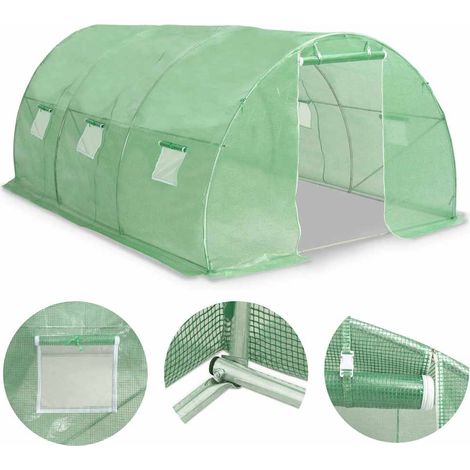 vidaXL Invernadero 13,5m² 450x300x200 cm (1/2)