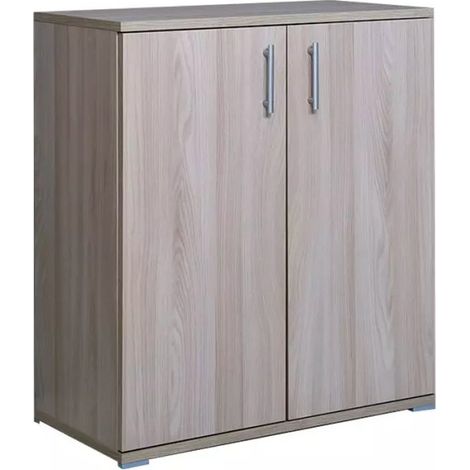 Armadietto Multiuso 2 Ante 72,3x36x81 cm in Truciolare Nobilitato Olmo (1/5)