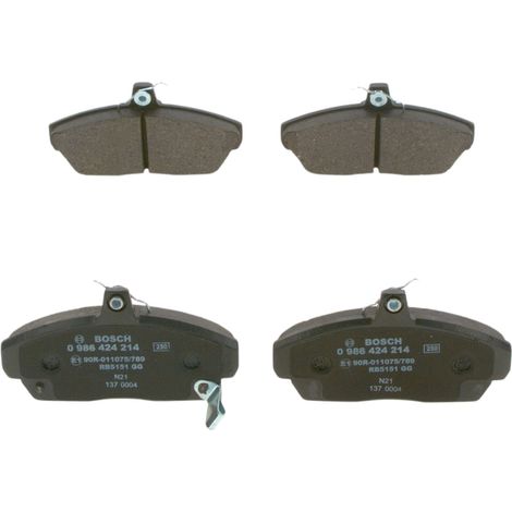 PLAQUETTES DE FREIN AVANT 0986424214 BOSCH (1/5)