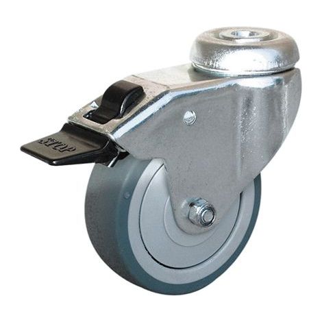 Roulette industrielle Pivotante Guitel Hervieu, Acier galvanisé, Ø 100mm, 60kg ( Prix pour 1 )