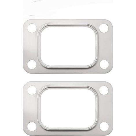 Turbo T3 Krümmerdichtungen aus Edelstahl, kompatibel mit Gt30, Gt35, T35, T38, Set von 2