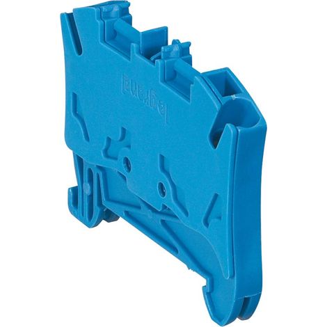 BLOC DE JONCTION VIKING 3 À RESSORT - 1 JONC/2 CONDUCT - 1ENTR/1SORTIE - BLEU - PAS 6 LEGRAND 037201