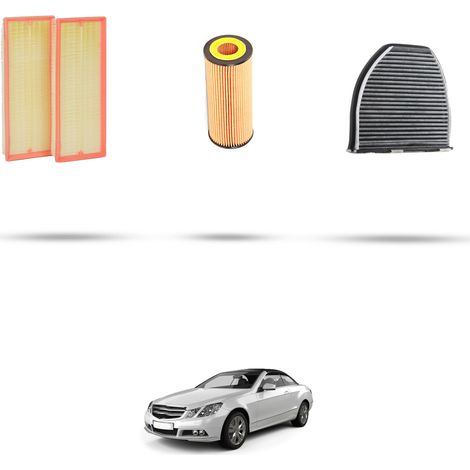 Kit tagliando 3 filtri compatibile con Mercedes E Coupe Cabrio (A207,C207) 350 CGI 215kw dal 2009 (1/5)
