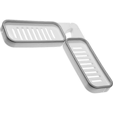 Étagère de rangement murale pour salle de bain à 180 degrés (1/5)