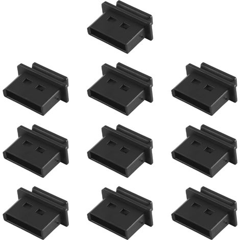 Lot de 10 caches de protection pour port DisplayPort femelle DP, protection anti-poussière pour prise DisplayPort (1/5)