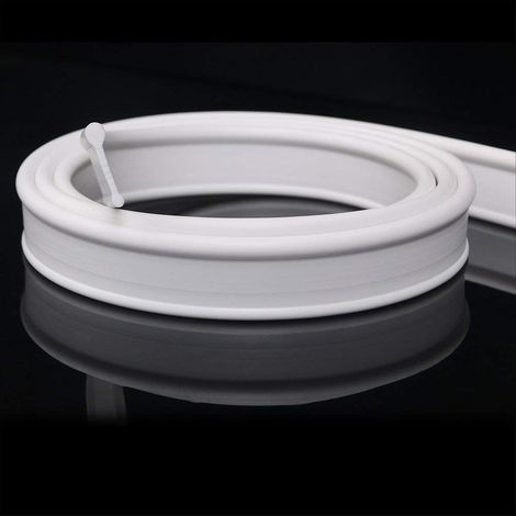 1200mm White Soft Rubber Shower Door Seal for Folding Bath Screen (1/3)
