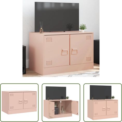 TV-Schrank Rosa -  TV-Schrank Rosa 67x39x44 cm Stahl (1/5)