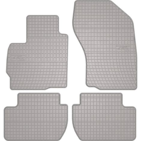 Alfombrillas de goma para coche: Peugeot 4007 crossover (2007-2012) - color gris, a medida (1/5)