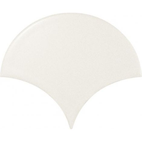 Eiffel Art Construction – Carrelage mural écaillon de poisson blanc mat 10,6x12 cm – Pâte blanche – Compatible mortiers et colles – Pour cuisines et salles de bains (1/5)