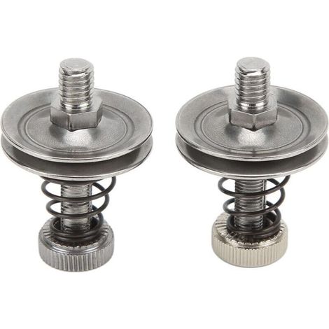 Tendeur De Fil - Acier Inoxydable - Pour Machine À Coudre Industrielle Et Surjeteuse - 3,5 X 1 Cm - Lot De 2 (1/4)