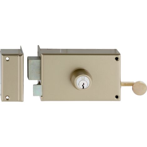 Serrure monopoint en applique MX4500 5 goupilles 5G horizontale fouillot C45 droite - HERACLES - MX-4554-5G-1 (1/2)