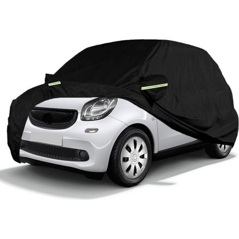 Bâche Voiture Étanche Compatible avec Smart Fortwo W451 W453 2016-2024, Housse de Protection Voiture Extérieur Respirante Contre Pluie Soleil Poussière (1/5)
