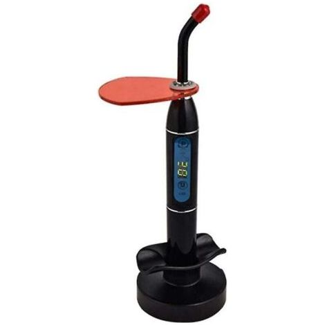 QORVA-Lampe de polymérisation dentaire sans fil à LED Lampe de polymérisation sans fil bleue Machine de polymérisation Lampe de travail réglable (1/3)