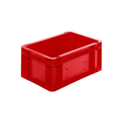 LA-KA-PE Transportstapelbehälter L300xB200xH145mm rot PP Seitenwände geschl.LA-KA-PE