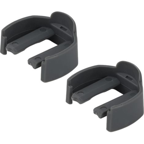 Lot de 2 boucles de connexion rapide pour nettoyeur haute pression Karcher K2, K3 et K7, en ABS léger (gris). (1/5)