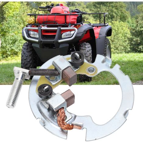 Kit de Démarrage ATV avec Porte-balais pour Moteur de Démarreur, Compatible CBR600F TRX250 TRX300 TRX300FW TRX400FW TRX450ES TRX450S (1/5)