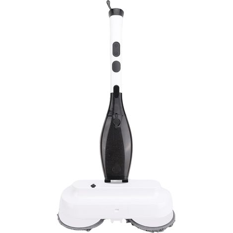 Machine électrique de Nettoyage de Sol à Double Brosse avec Réservoir de 800 ML de Pulvérisation d'eau pour Le Nettoyage des Sols en Carrelage de Bois Dur, Matériau ABS à la Maison (1/5)