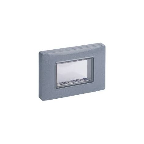 Placca stagna vimar plana 1494314 colore grigio granito calotta (1/4)