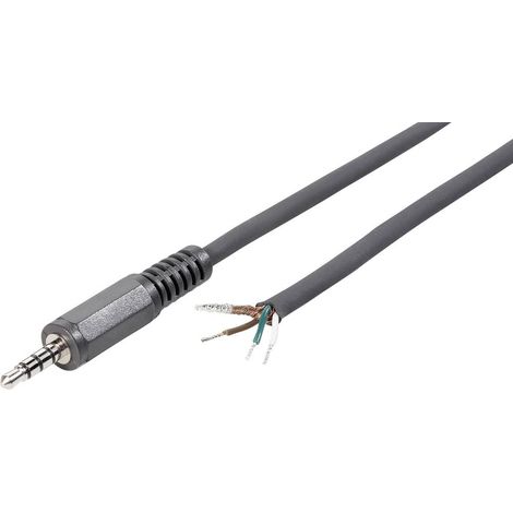 BKL Electronic 1101086 Jack 3.5 mm - Stereo Numero Poli (num):4 1 pz.