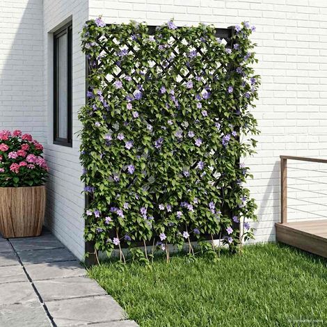 vidaXL Trellis avec pique Anthracite 99 x 6 x 165 cm PP (1/5)
