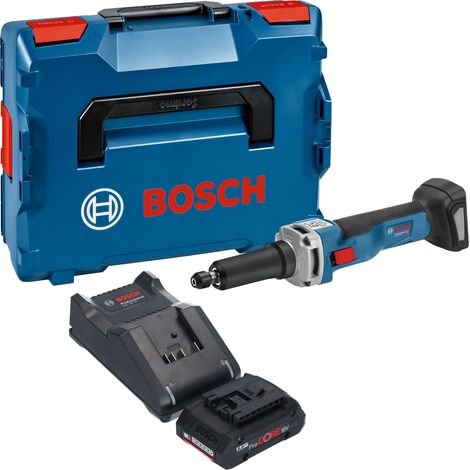 Bosch GGS 18V-23 LC Smerigliatrice diritta professionale a batteria 18 V senza spazzole + 1x batteria ProCORE 4,0 Ah + caricabatterie + L-Boxx
