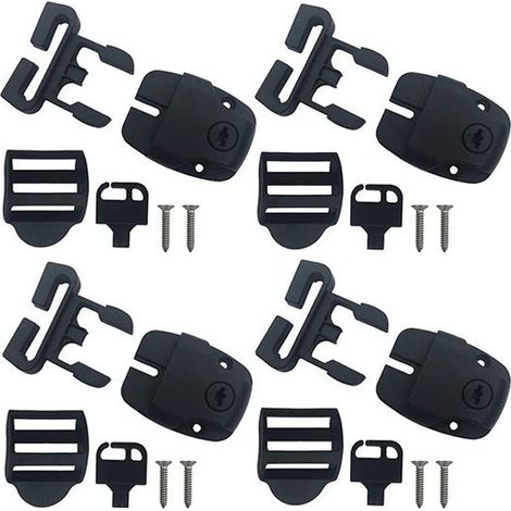 Kit de réparation de loquet de remplacement, pince de couvercle de spa, Kit de verrouillage à Clip de couvercle de spa (1/5)