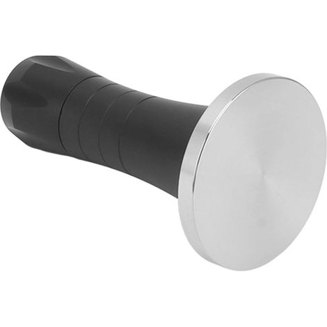 Set mit 2 Kaffeewerkzeugen: Tassenpresse und Rührstab, 2-in-1-Handpresse, schwarz, 53 mm (1/5)