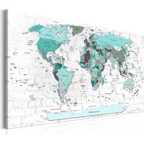 Tableau Imprimé "Cerulean Border" 60 x 90 cm (1/2)
