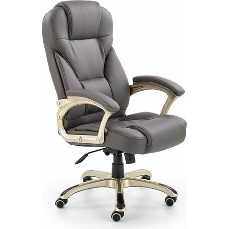 Silla de oficina Houston 189, Gris, 112x67x70cm, Con ruedas, Con reposabrazos, Mecanismo de la silla: Inclinación (1/5)