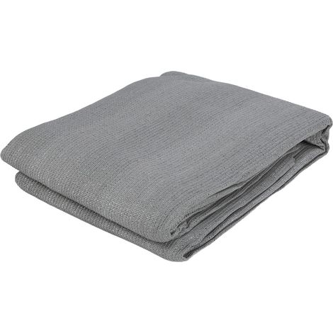 Filet de sécurité pour balcon, voile pare-soleil, polyéthylène haute densité (HDPE), protection contre les UV, 0.95M, pour terrasse, patio, jardin, piscine extérieure, gris clair (1/5)