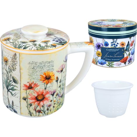 Carmani, taza con infusor y tapa de 400 ml - Laura Lozano/Herbal Harmony (1/5)
