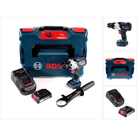 Bosch GSR 18V-110 C Akku Bohrschrauber 18V 110Nm Brushless + 1x Akku 2,0Ah + Ladegerät + L-Boxx