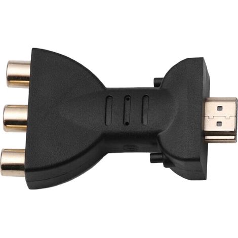 Adaptateur Haute vers Cuivre Numérique et Compact Léger AV Plastique Noir Définition 1080p pour Home Cinéma Projecteurs (1/5)