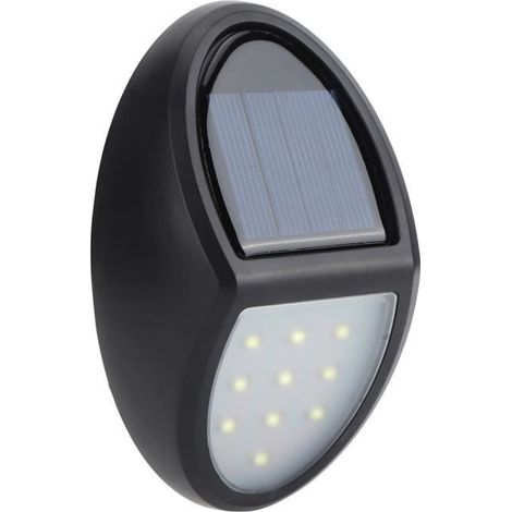Wasserdichte Solar-Wandanwendung mit 10 LEDs für Balkon, Hof und Garten