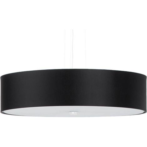 Schwarze Hängelampe mit Stoffschirm Ø50 cm SKALA 5xE27 15W SL.0758 Sollux Lighting (1/5)