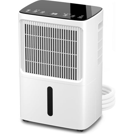 Déshumidificateur avec affichage LED, minuterie et sécurité enfant Élimine 16 L d'humidité par 24 h Pour une pièce d'environ 70 m² (140 m³) écoénergétique avec capteur d'humidité (1/5)