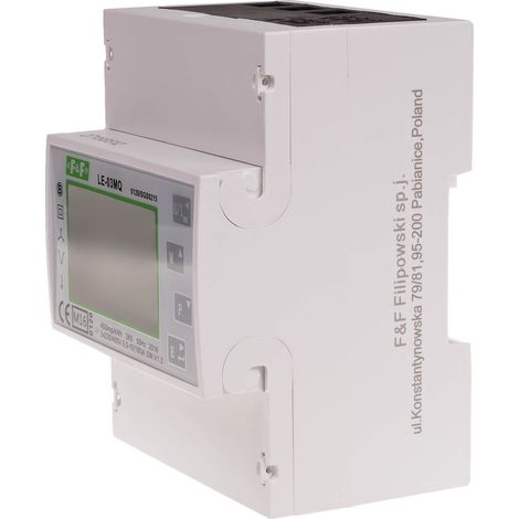 Contatore elettrico - trifase RS-485, energia reattiva LE-03MQ (1/5)