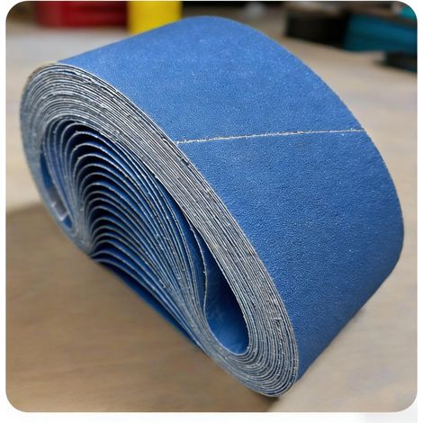 20 Pièces Bandes Abrasives 75 x 533 mm Grain 120 (1/5)