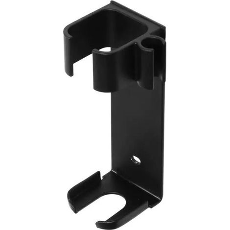 Lot de 2 Supports muraux pour Fer à friser, Organisateur de Rangement pour Outils de Coiffure, support de bâton de Coiffure pour fers Plats, Baguettes à friser, lisseurs, Peignes (Noir) (1/4)