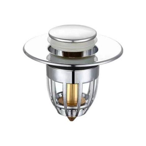 Bouchon de Vidange Universel pour Évier, Filtre de Douche, Noyau de Lavabo, Cuisine, Baignoire, 2 Pièces (1/5)