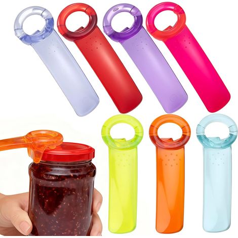 Openeurs de clés pour les mains faibles, ouvre-jarret en plastique avec poignée de main facile 5, 5 pouces ouvre-jarret (1/5)