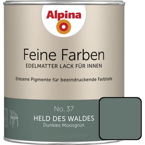 Alpina Feine Farben Lack No. 37 Held des Waldes - moosgrün 750 ml Buntlacke (1/3)