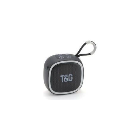 TG659 MINI Enceinte Bluetooth sans fil portable avec caisson de basses, audio stéréo pour le sport en extérieur, compatible carte TF et radio FM pour voiture - Noir (1/5)