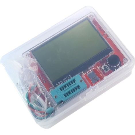 Multimètre à écran LCD TFT LCR-T10H Testeur de Transistor Diode Triode Condensateur Testeur de résistance MOSFET NPN PNP Triac MOS (1/5)