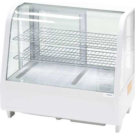 Vitrine d'exposition 100 L blanc avec éclairage LED - Stalgast (1/2)