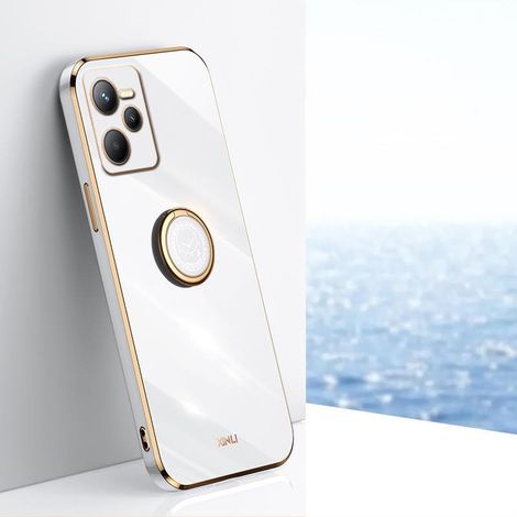 Realme C35 Hülle, Electro Ring, Weiß (1/5)