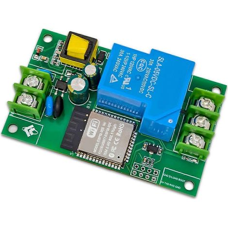 Module relais ESP32 1 canal 30 A, alimentation AC220 V, Wi-Fi et Bluetooth, carte de développement (1/5)